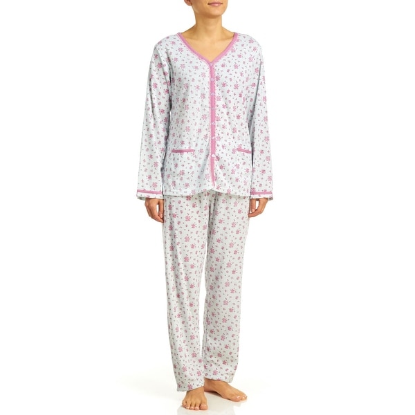 Body Touch Women's Brushed Inside Pajama Set