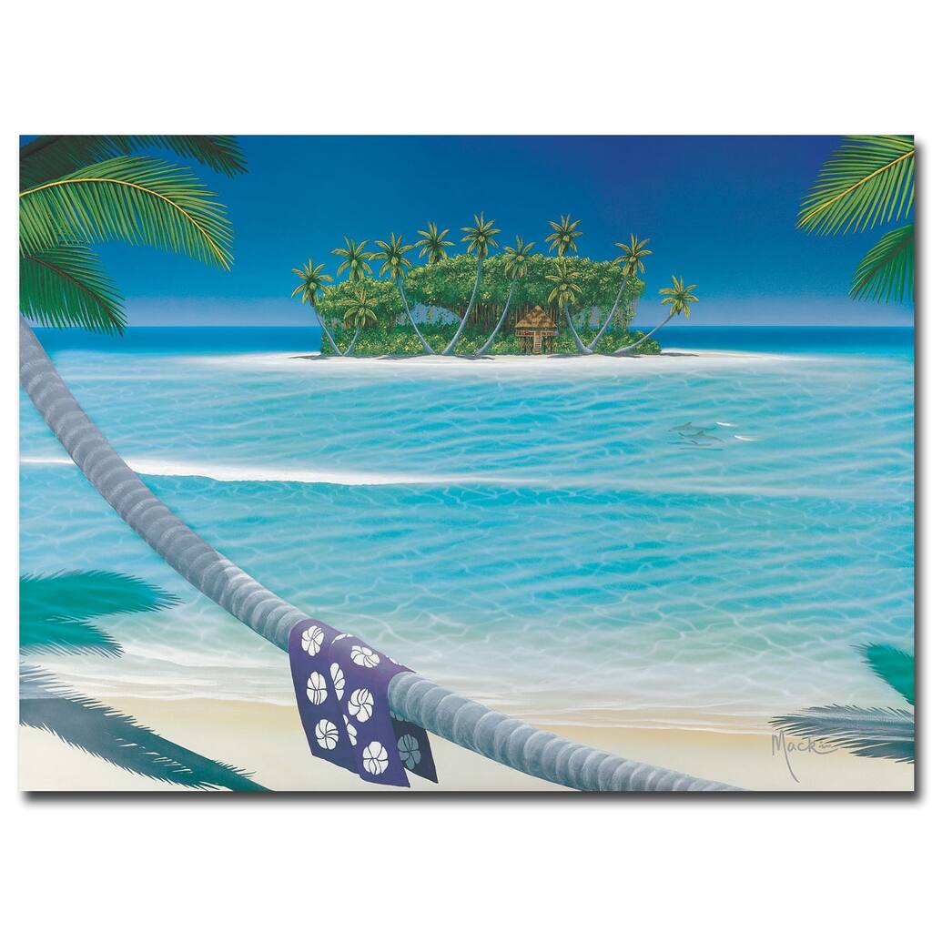 Gilligan's Island by Dan Mackin Gallery Wrapped Canvas Giclee Art (22 in x 30 in)