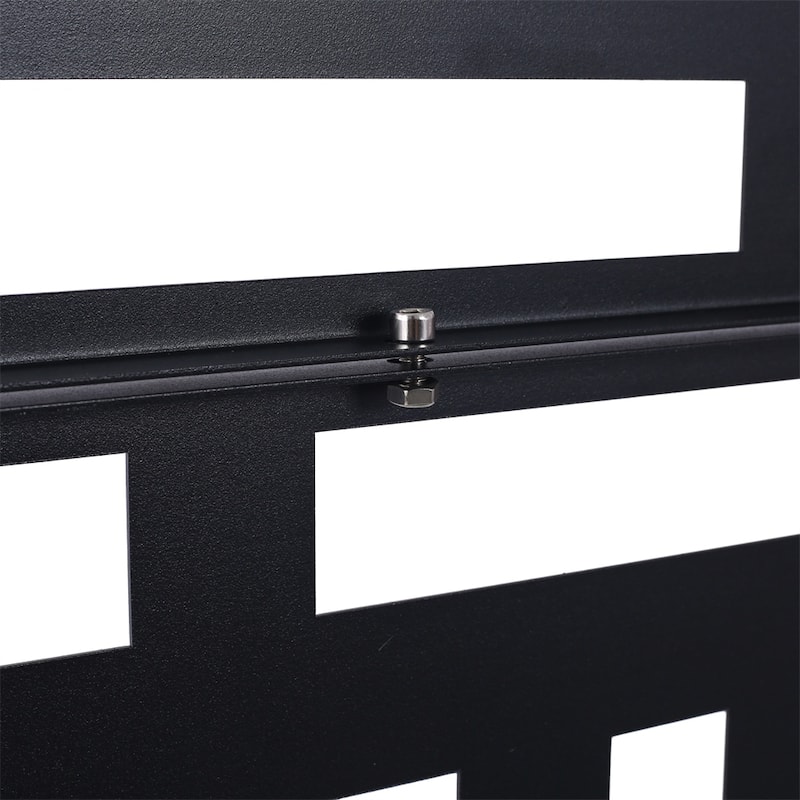 Outdoor & Indoor Freestanding Privacy Screen Privacy Screen 76"H×48"W