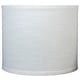 preview thumbnail 9 of 17, Classic Drum Linen Lamp Shade, 8" to 16" Bottom Size 12" - Off White