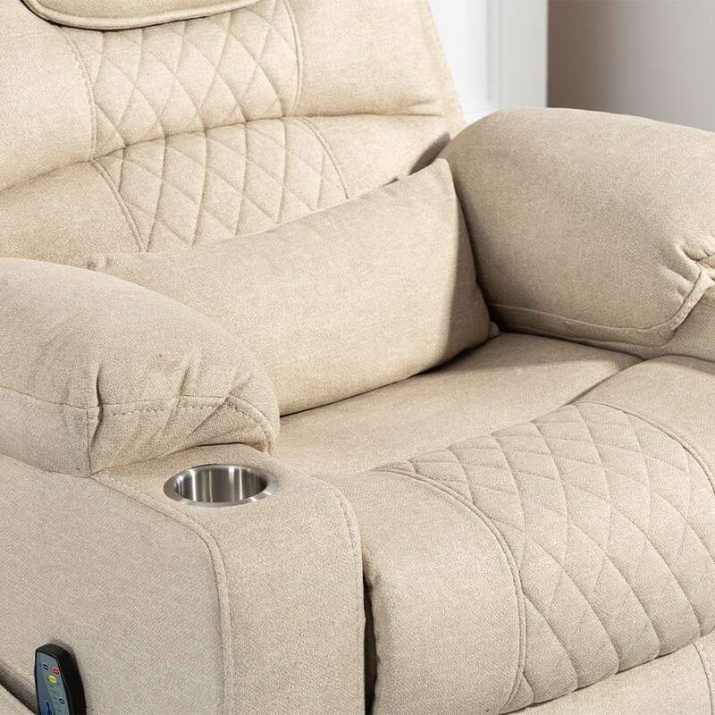 Upgraded Flagship Dual Motor Independent Control Oversized 180° Lay Flat Power Lift Recliner Chair