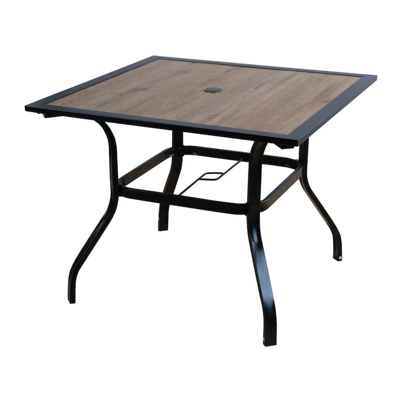 Kozyard Coolmen Outdoor Patio Dining Furniture Table - Black
