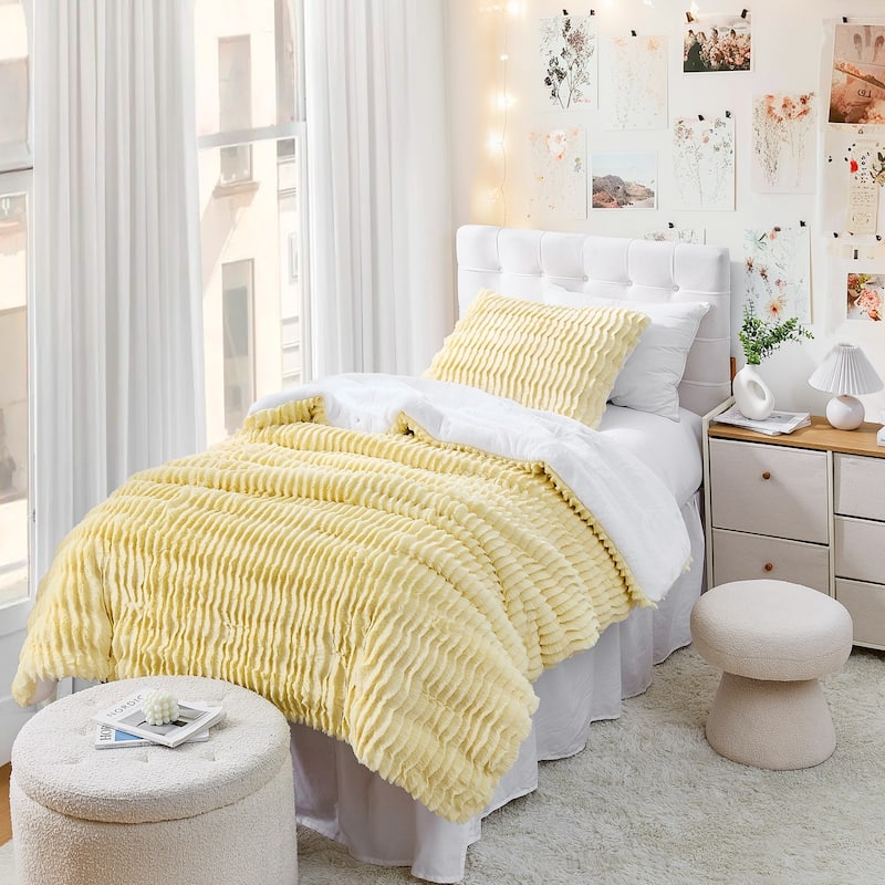 Chunky Bunny® with Frosting - Coma Inducer® Oversized Comforter Set - Lemon Icing - Twin XL