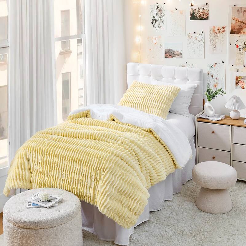 Chunky Bunny® with Frosting - Coma Inducer® Oversized Comforter Set - Lemon Icing - Twin XL