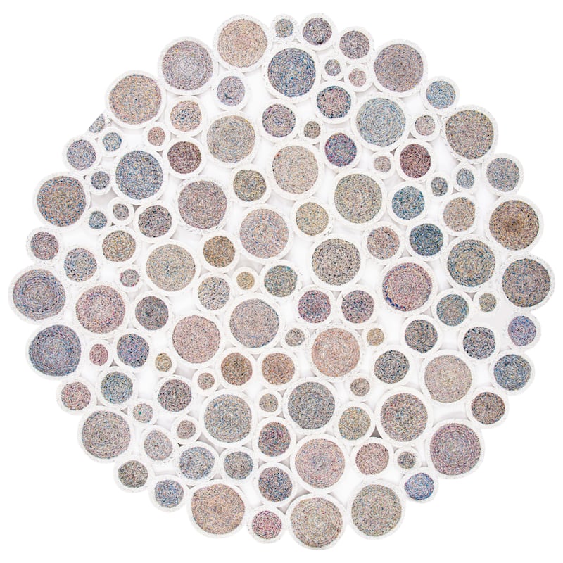 SAFAVIEH Handmade Cape Cod Tomie Circles Rug