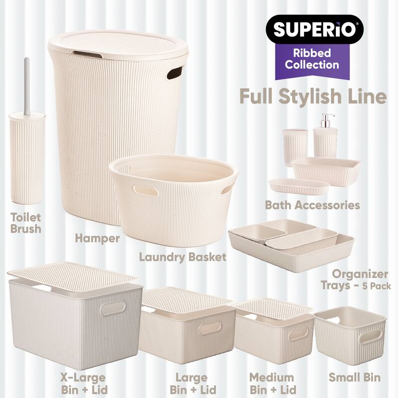 Superio Lid for Ribbed Storage Bin