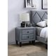 preview thumbnail 2 of 21, Velvet Gorgeous 1pc Nightstand for Bedroom Furniture