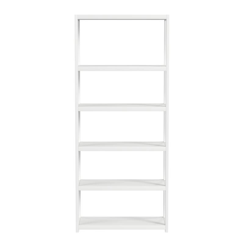 Lark 5 Tier 30"W x 75"H Wood Etagere Bookcase