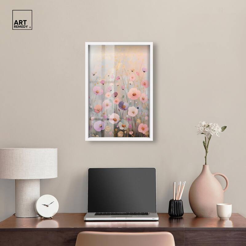 Tiny Blooms II Shadowbox by Art Remedy