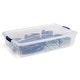 preview thumbnail 5 of 76, Rubbermaid Cleverstore 30 Quart Plastic Storage Tote Container with Lid (6 Pack)