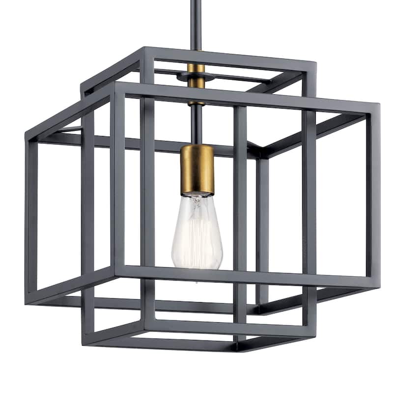 Kichler Lighting Taubert Collection 1-light Black Pendant