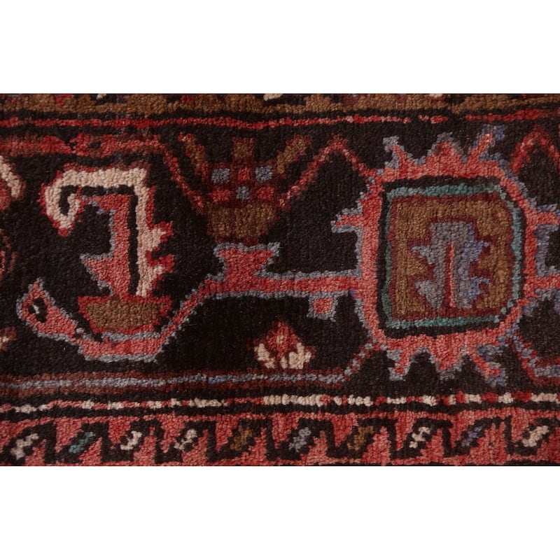 Vegetable Dye Heriz Persian Dining Room Area Rug Wool Hand-knotted - 7'11" x 10'1"