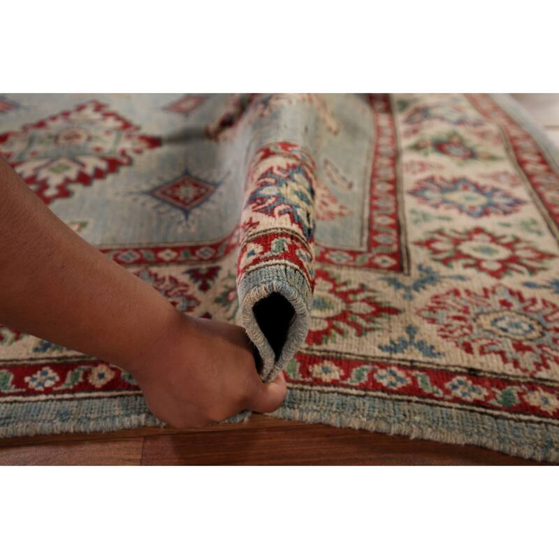 Kazak Oriental Area Rug Handmade Bedroom Wool Carpet - 3'11" x 5'11"