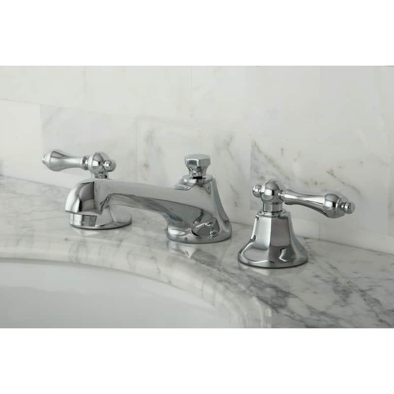 Kingston Brass Metropolitan Chrome Widespread Bathroom Faucet