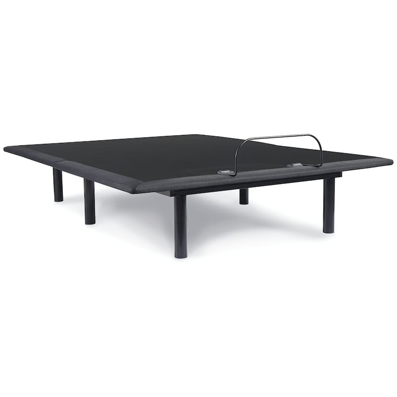 Signature Design by Ashley Head Up Only Foundation Black/Gray Adjustable Head Base - Queen