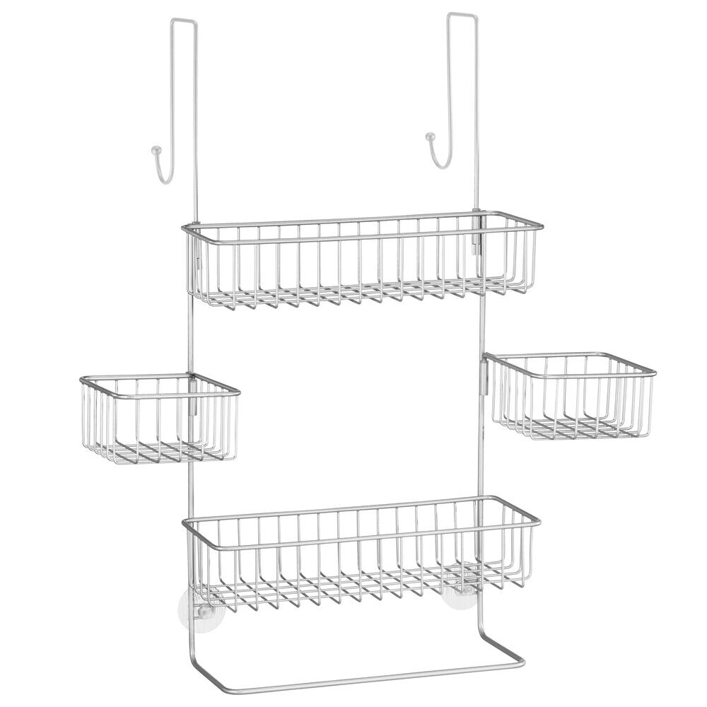 mDesign Metal Over Shower Door Caddy, Bathroom Storage Organizer - 9 X 12 -  Bed Bath & Beyond - 33907858