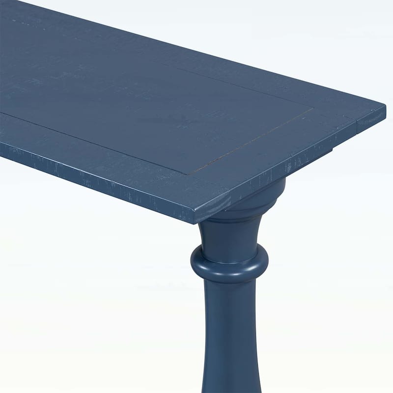 Vintage Console Table with Elegance Vase-Leg Design