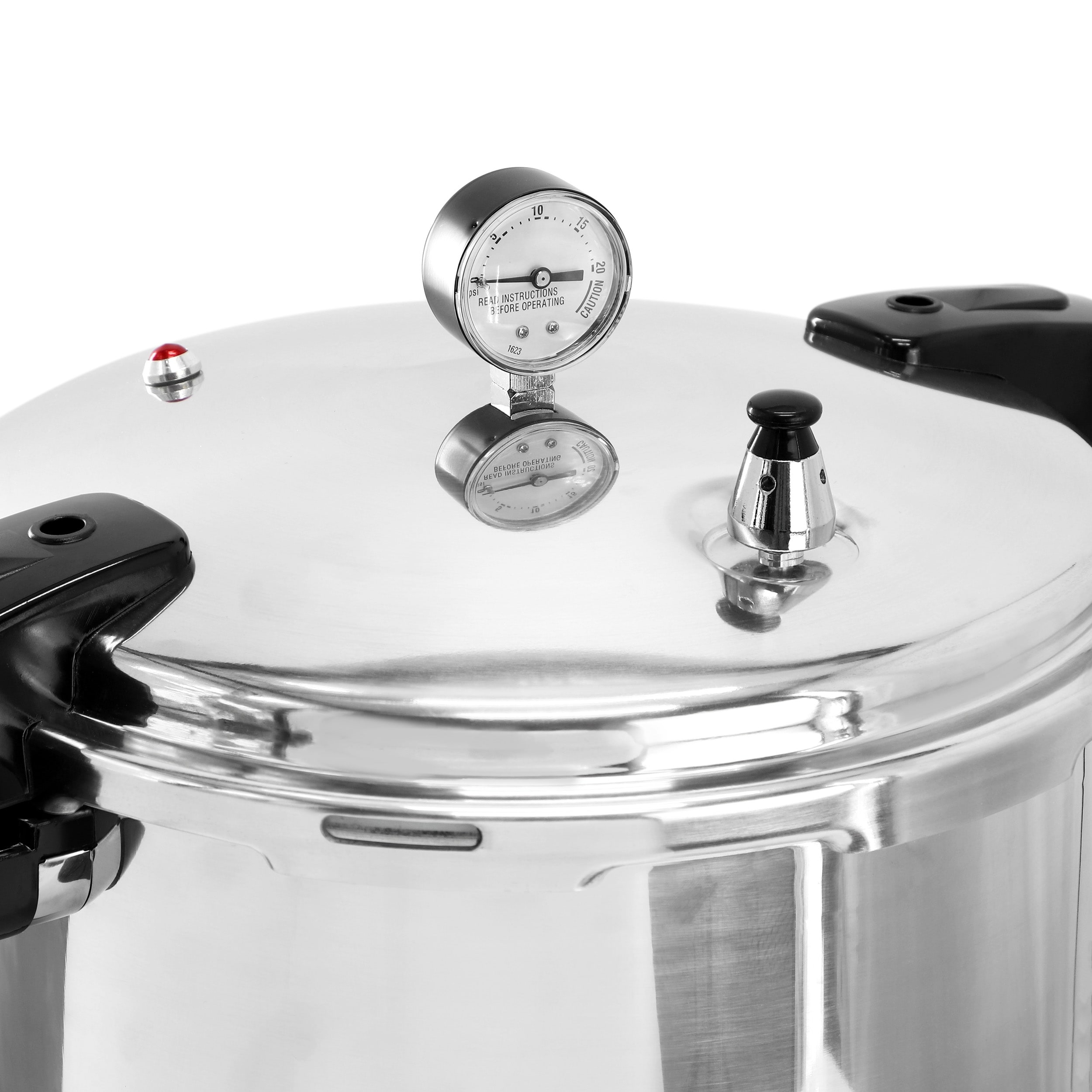 24 Quart Large Capacity Aluminum Stovetop Pressure Cooker On