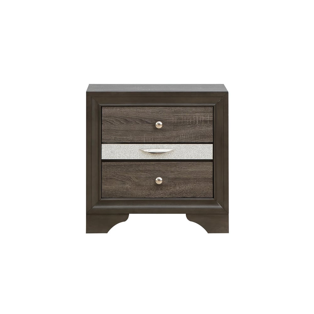 Modern Bedroom Cabinet with Three Spacious Drawers Storage Nightstand Bedside Table for Bedroom