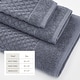 preview thumbnail 16 of 197, Linery & Co. Cotton Diamond Waffle Texture Bath Towels