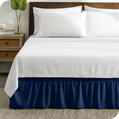 Bare Home Adjustable Wrap Around Bed Skirt