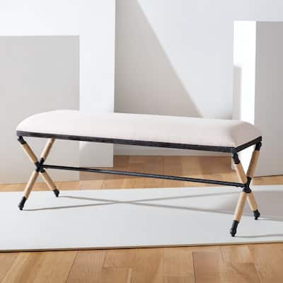 SAFAVIEH Couture Carmelo Hemp Wrapped Bench