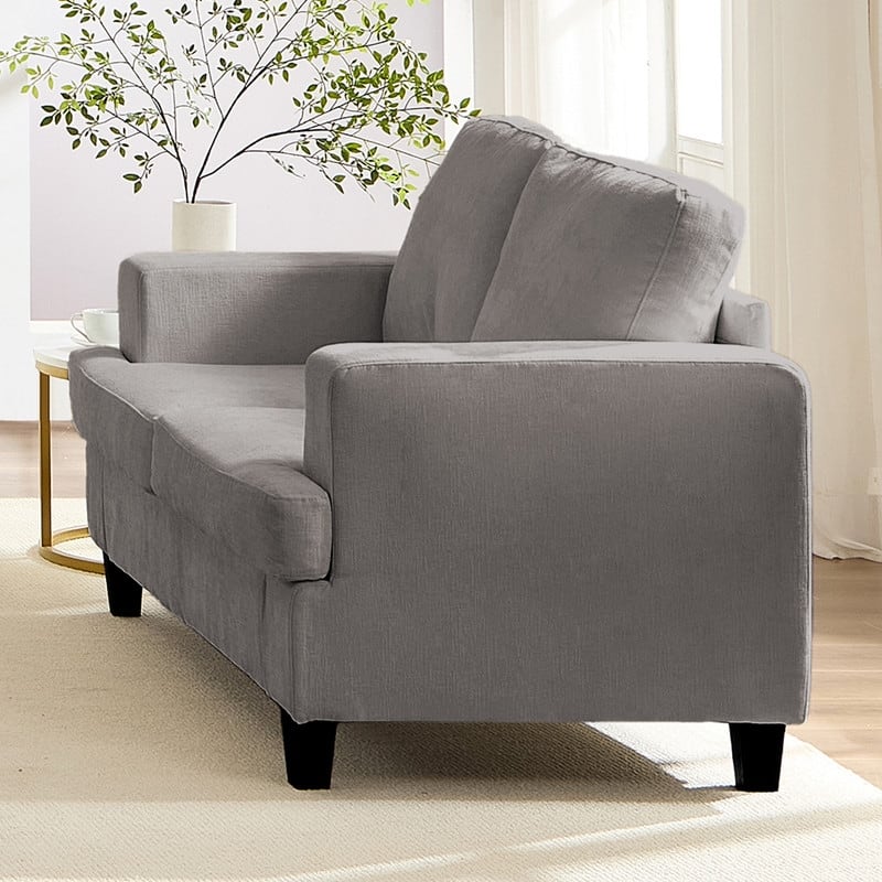 Mixoy W56"Loveseat Sectional Sofa,Chenille Fabric Cloud Sleeper Comfy Upholstered 2-Seater Couches