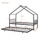 preview thumbnail 7 of 81, Metal house bed with trundle