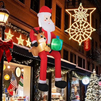 9.5 FT Christmas Inflatable Santa Outdoor Blow up Decoration