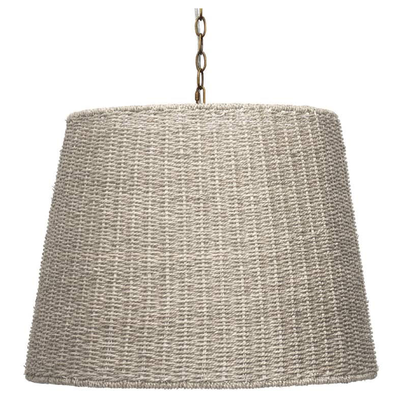 Jamie Young Willow Seagrass 2-Light Chandelier