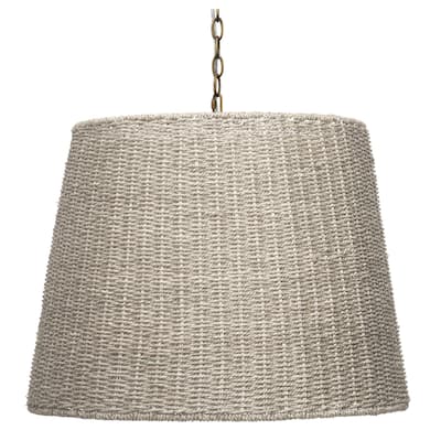 Jamie Young Willow Seagrass 2-Light Chandelier