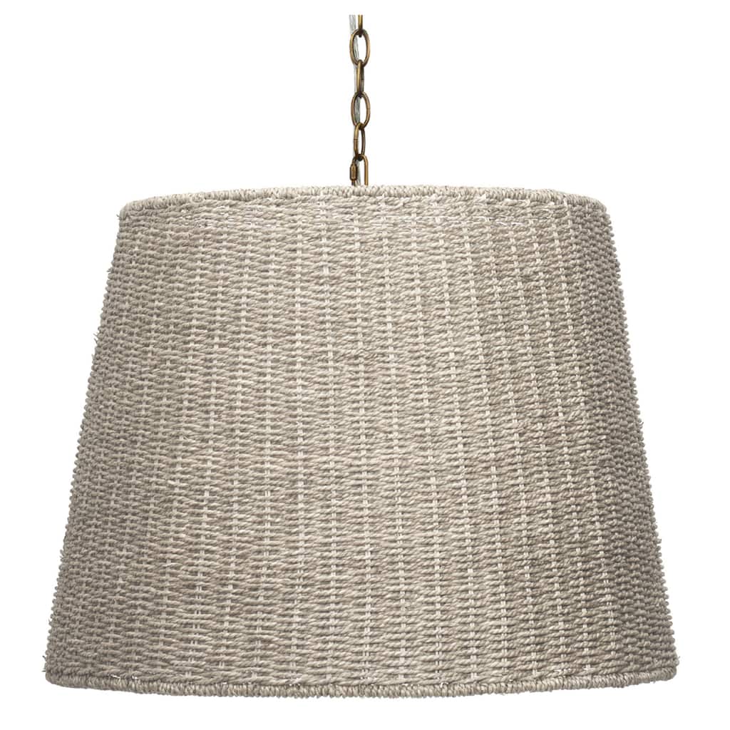 Jamie Young Willow Seagrass 2-Light Chandelier