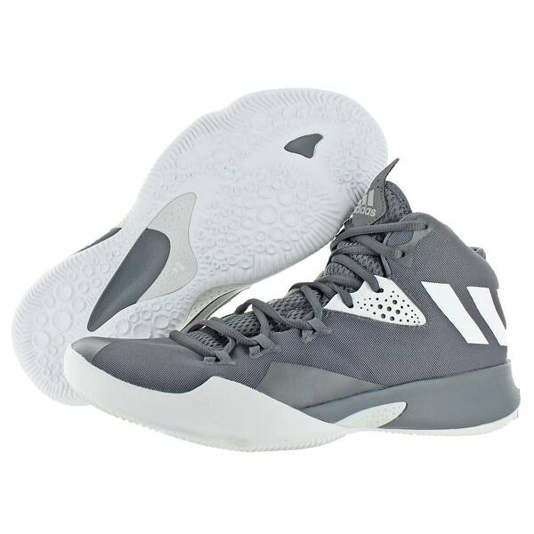 Shop Adidas Mens Dual Threat 2017 Basketball Shoes Mid Top