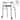 Gymax Heavy-Duty Folding Walker w/Unidirectional Wheels & Armrests