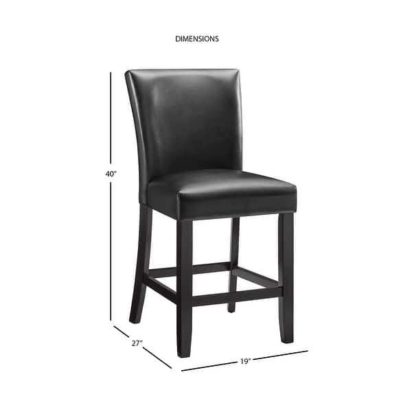Concordia Faux Leather Counter Height Chair by Greyson Living (Set of 2)