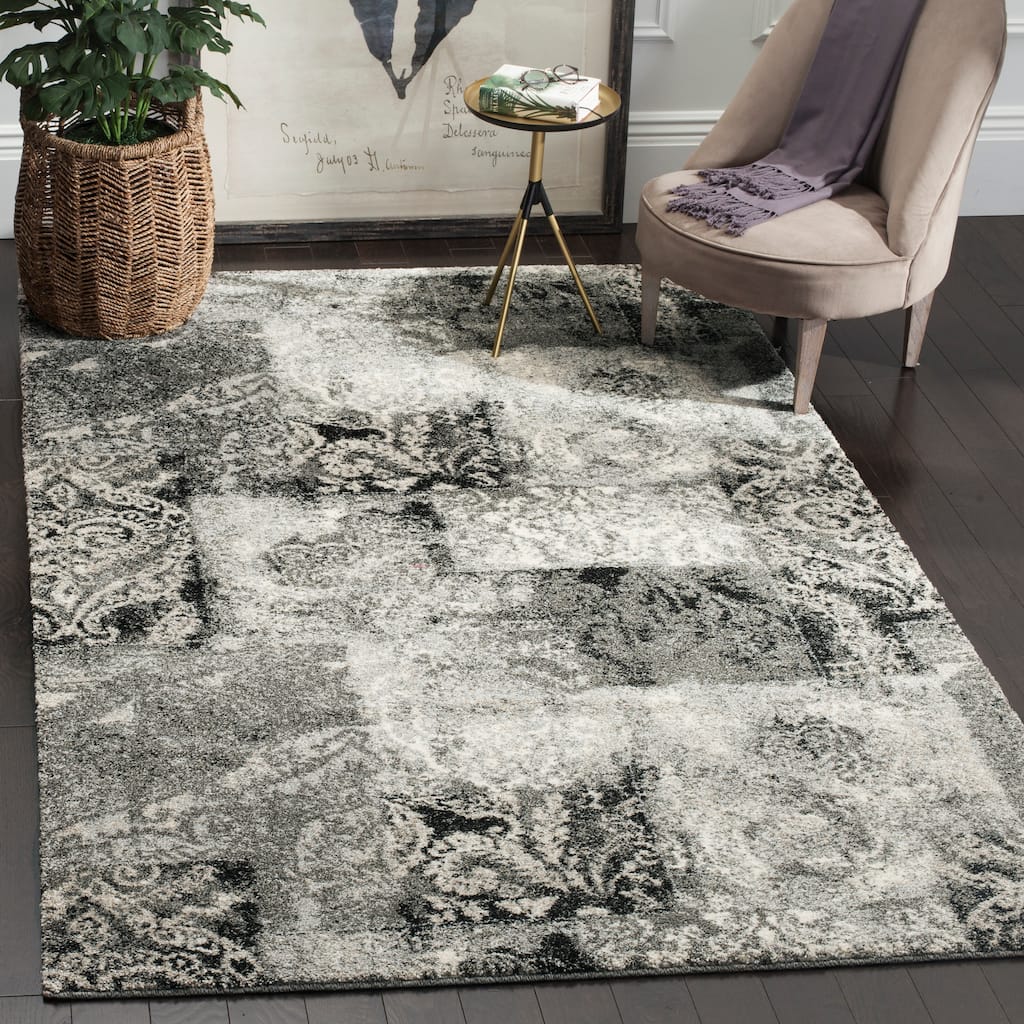 SAFAVIEH Retro Donia Distressed Modern Abstract Rug