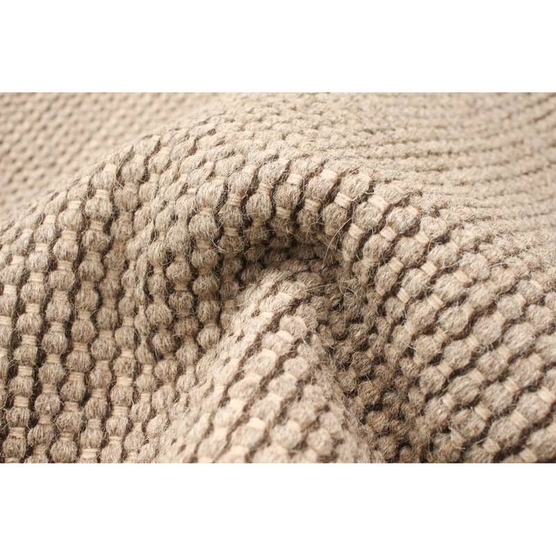 ECARPETGALLERY Hand Loomed Bungalow Wool Dhurrie