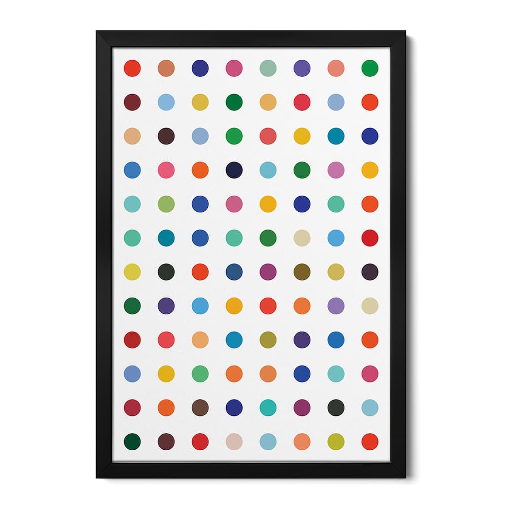 Damien Premium Framed Poster by The Usual Designers