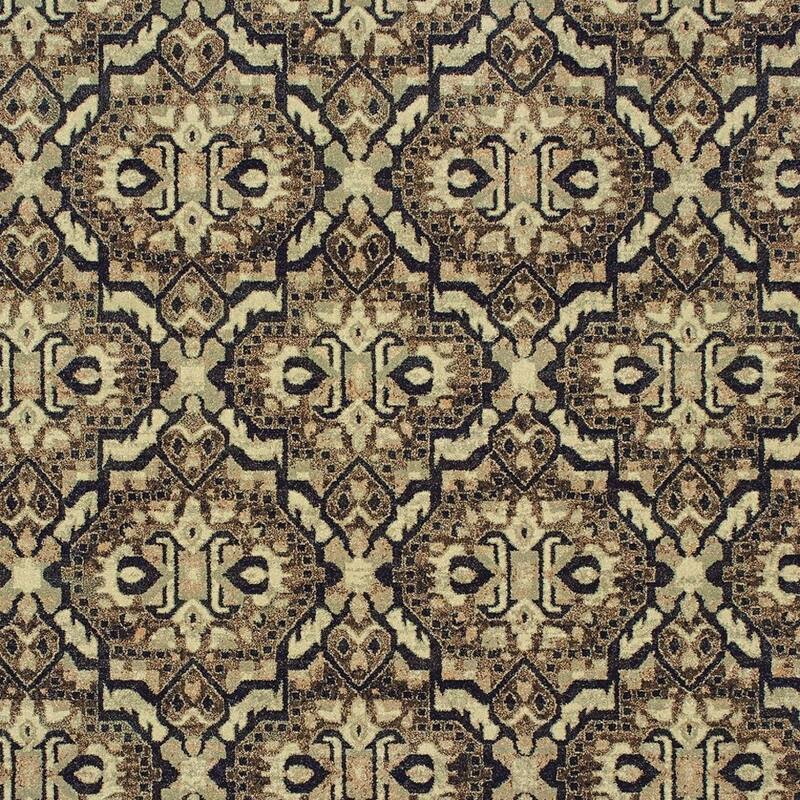 HomeRoots Geometric Traditional Rectangle Area Rug - 153.54 in. x 118.11 in. x 0.32 in.