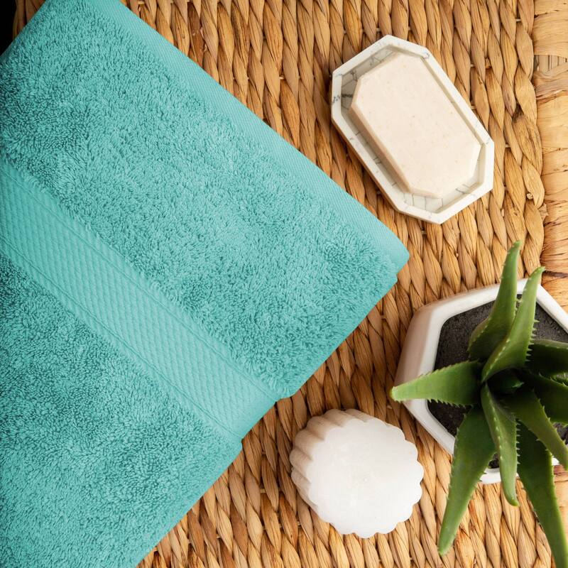 Superior Egyptian Cotton Pile Heavyweight Bath Towel Set of 2