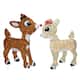 Set of 2 Lighted Rudolph and Clarice Outdoor Christmas Decorations 32 ...