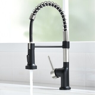 Kitchen Faucet W  Pull Down Sprayer%2CSingle Handle Kitchen Sink Faucets 