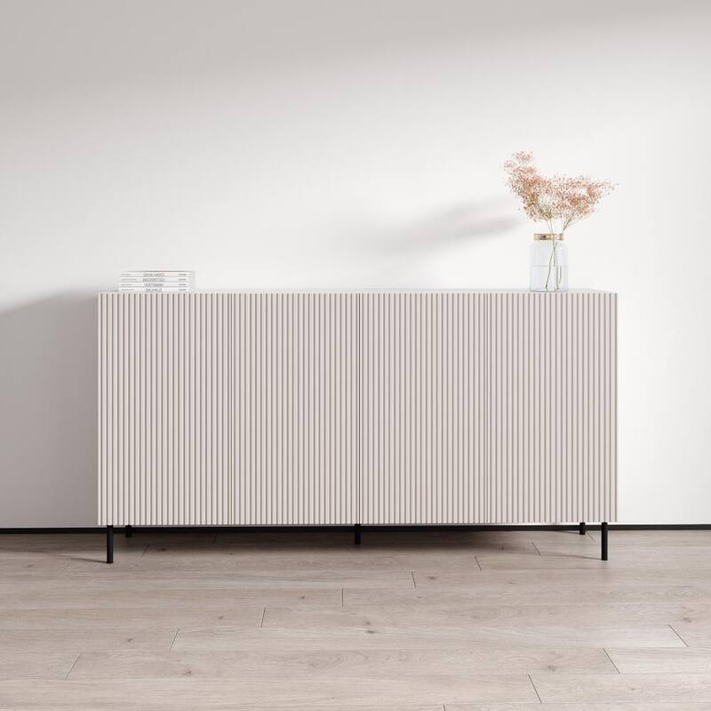 Pafos 4D-C Sideboard - Cashmere
