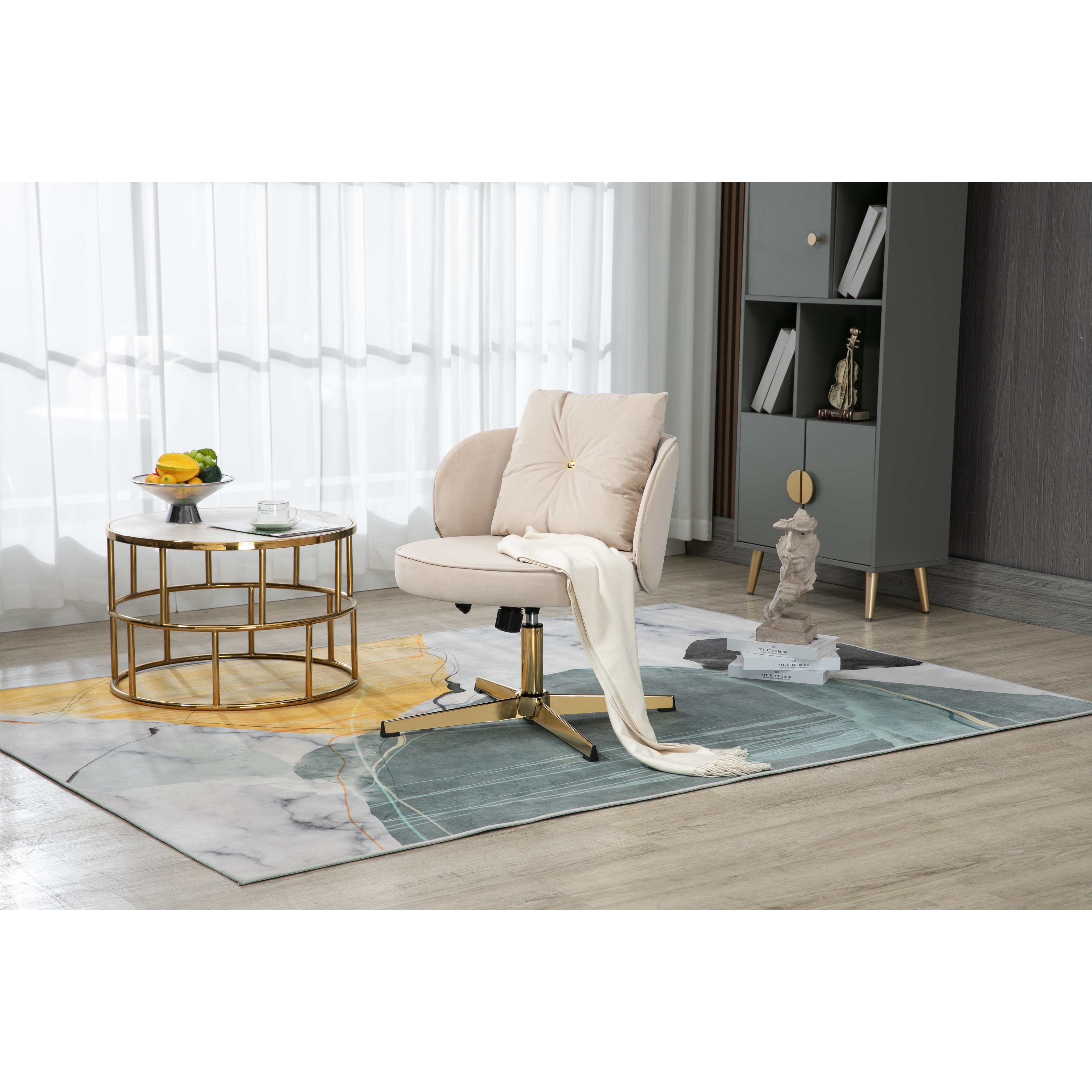 Small beige chair deals