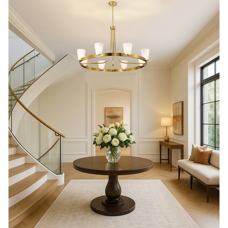 Nuvo Lighting 60/8729 Royale 8 Light 40" Wide Ring Chandelier