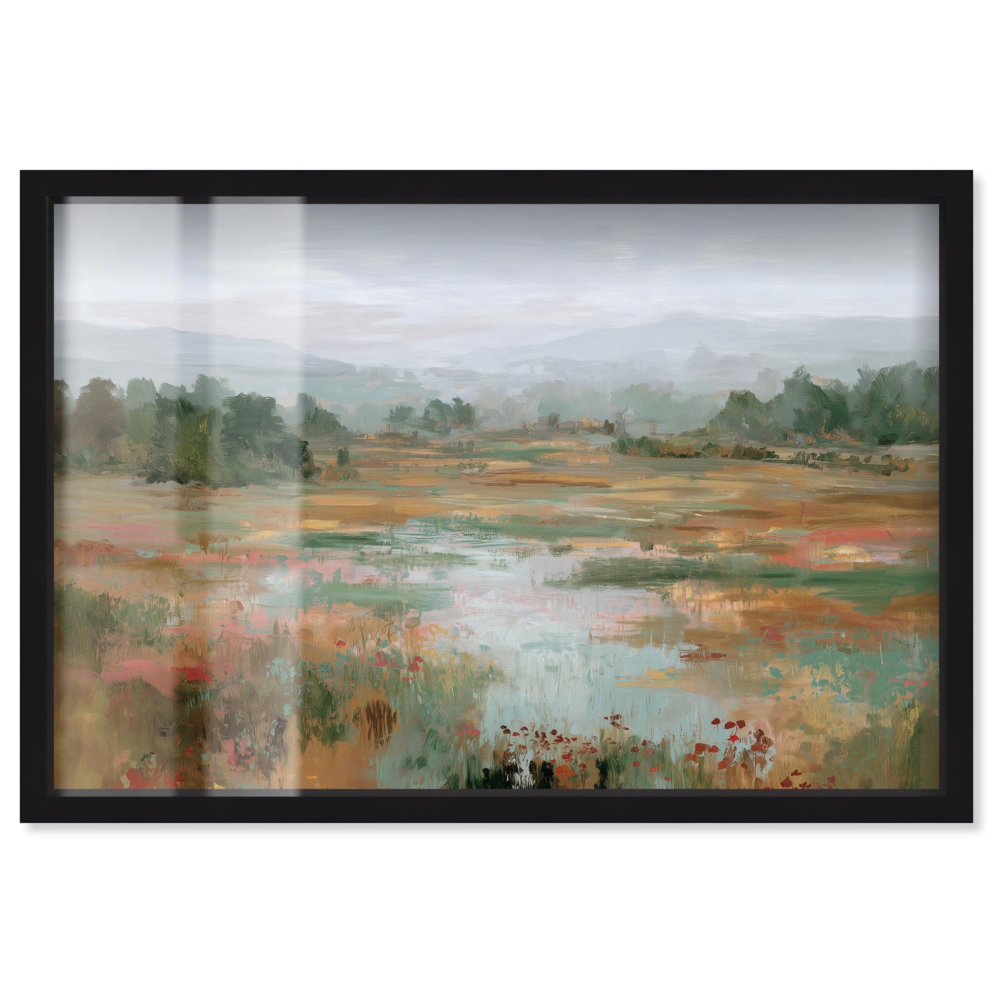After the Rain Vintage Decor Shadowbox Print by Art Remedy