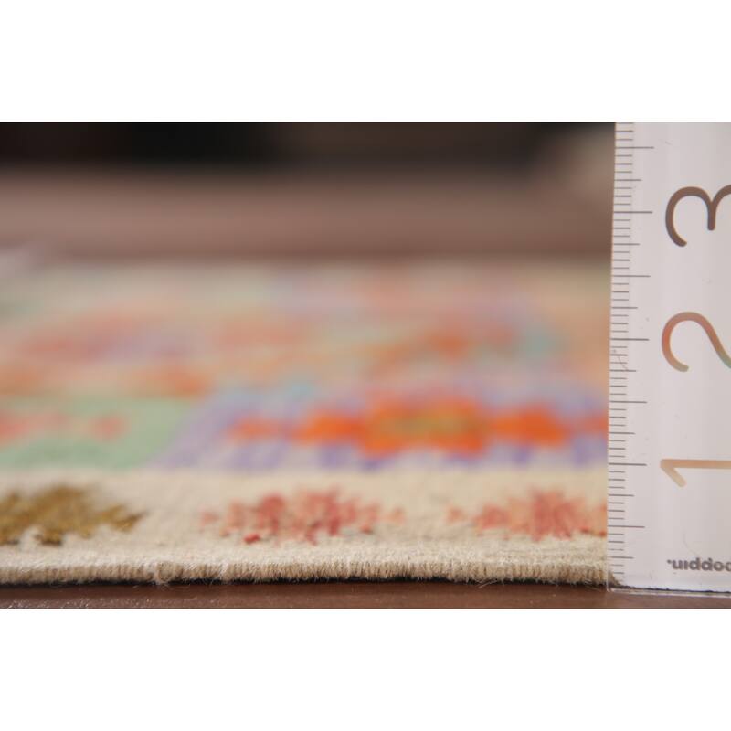 Reversible Southwestern Kilim Accent Rug Flatweave Wool Carpet - 3'2"x 5'0"