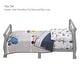 preview thumbnail 3 of 8, Bedtime Originals 4-Piece Construction Zone Gray/Navy/White Toddler Bedding Set