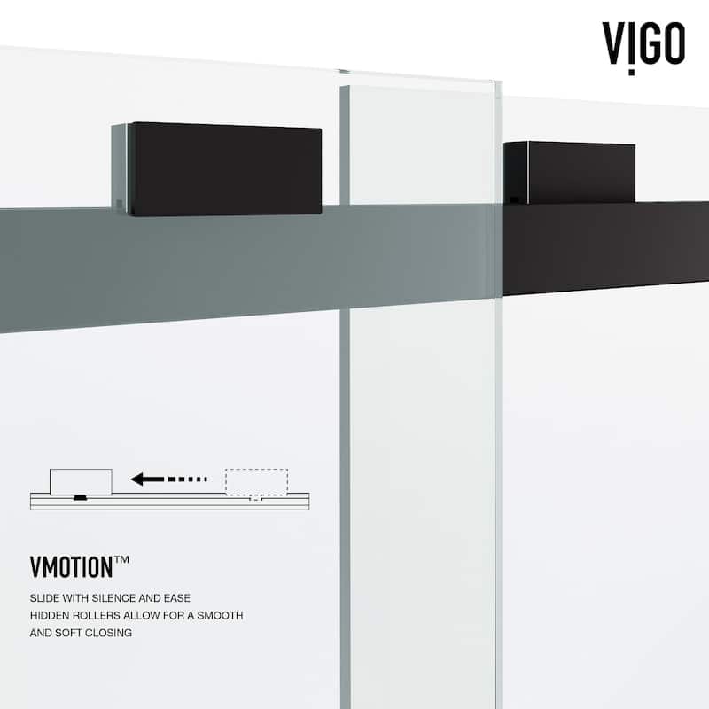 VIGO Houston Frameless Sliding Door