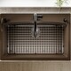 preview thumbnail 56 of 82, Karran Drop-In Quartz 33 in. 1-Hole Single Bowl Kitchen Sink Kit